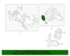 Кольцо уплотнительное автомобильное MB 024 997 63 45 64