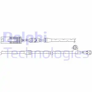 Датчик тормозных колодок DELPHI LZ0225