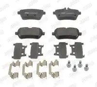 Тормозные колодки дисковые задняя ось JURID 573451J