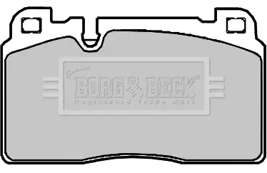 Тормозные колодки дисковые BORG&BECK BBP2382