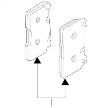 Тормозные колодки дисковые PORSCHE 8R0698151H