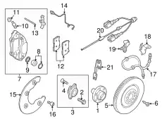 Тормозные колодки дисковые PORSCHE 8R0698151H