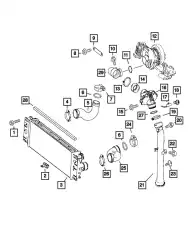 Интеркулер CHRYSLER 68013636AA
