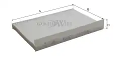 Салонный фильтр GOODWILL AG333/2CF
