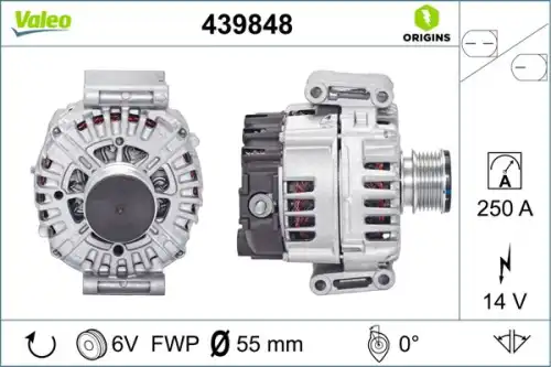 Генератор VALEO 439848