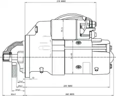 Стартер PRESTOLITE ELECTRI M93R3007SE