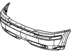 Бампер задний TRAILBLAZER 89045604 GM