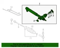 Рулевая рейка GM 26068964