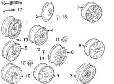 болт колесный в сборе Audi 4D0 698 137 VAG
