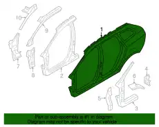 BODY SIDE 31416827 VOLVO