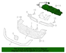 Накладка бампера 71106T2AA00 HONDA