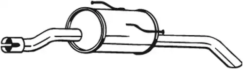 190-201 Глушитель задний (10113110/20021 BOSAL