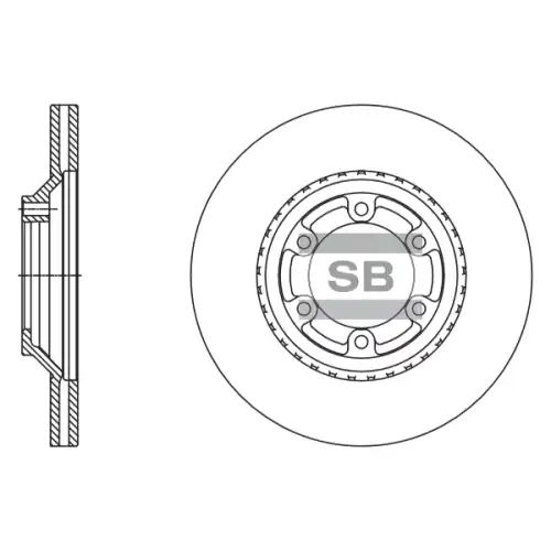 Тормозной диск SANGSIN SD1126