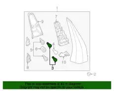ЛАМПА / BULB 93190466 SAAB