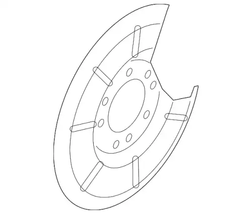Накладка BP4K26261A MAZDA