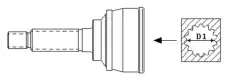 ШРУС 301014 SPIDAN