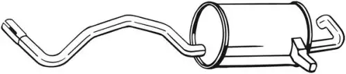 279569 Глушитель выпускной системы BOSAL
