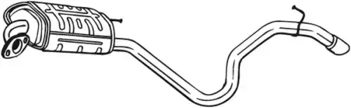 280-147 Глушитель задний (10131010/15092 BOSAL