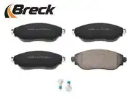 Тормозные колодки дисковые BRECK 220870070300