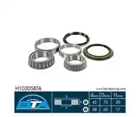  КОМПЛЕКТ ПОДШИПНИКОВ КОЛЕСА H10305BTA BTA