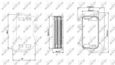 Радиатор кондиционера (конденсатор) NRF 31282
