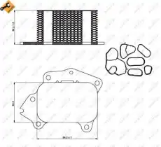 Радиатор кондиционера (конденсатор) NRF 31333