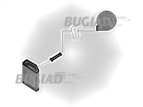 Патрубок 88722 BUGIAD