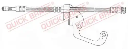 Тормозной шланг 59921 QUICK BRAKE