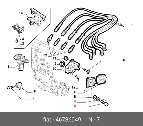 Датчик 4678 6049 FIAT