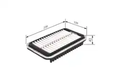 Фильтр воздушный BOSCH F 026 400 418