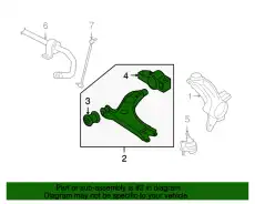 рычаг правый Audi 1K0 407 152 M VAG