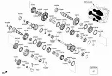УПЛОТНИТЕЛЬНОЕ КОЛЬЦО КПП 432002A000 HYUNDAI