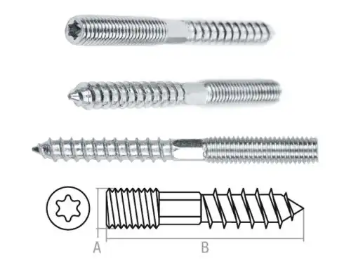 ШУРУП-ШПИЛЬКА М8Х180 ММ STARFIX SM-16034-1