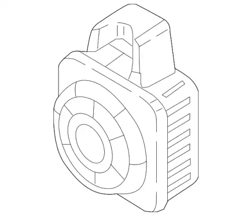 ALARM SIREN 5Q0951605A PORSCHE