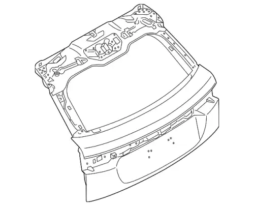 DOOR - REAR - LESS HINGES LR092014 LAND ROVER