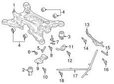 HEXAGON-HEAD BOLT 90027802502 PORSCHE