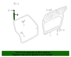 Амортизатор (упор) багажника VAG 4B9 827 552 N
