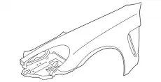 Крыло PORSCHE 971821102AYGRV