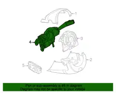 Включатель (взять из 13467729) 4H0953502A VAG