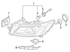 FB5Z13466AA Лампочка FORD