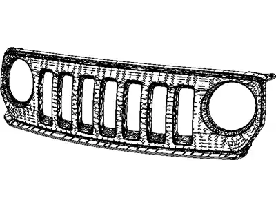 Решетка радиатора CHRYSLER 68091526AA