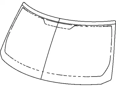 стекло лобовое 68003722AB CHRYSLER
