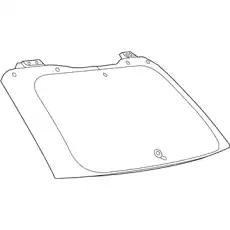 Стекло подъемной двери 68102218AE CHRYSLER