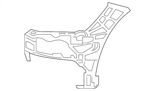 КРОНШТЕЙН БАМПЕРА ПЕРЕДНЕГО 218 885 25 65 MB