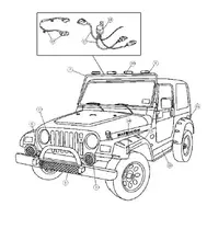 Лампа W3W 00153624 MOPAR