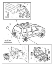 Лампа 04676589 MOPAR
