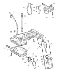 Фильтр масляный MOPAR 05102905AB