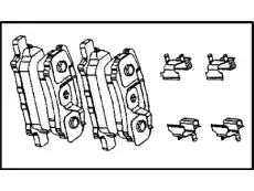 Тормозные колодки дисковые MOPAR 05191271AC