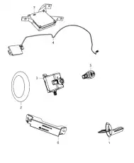 Тормозные колодки дисковые MOPAR 68105739AA