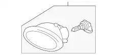 Фара противотуманная HONDA 08V31S5D1M101